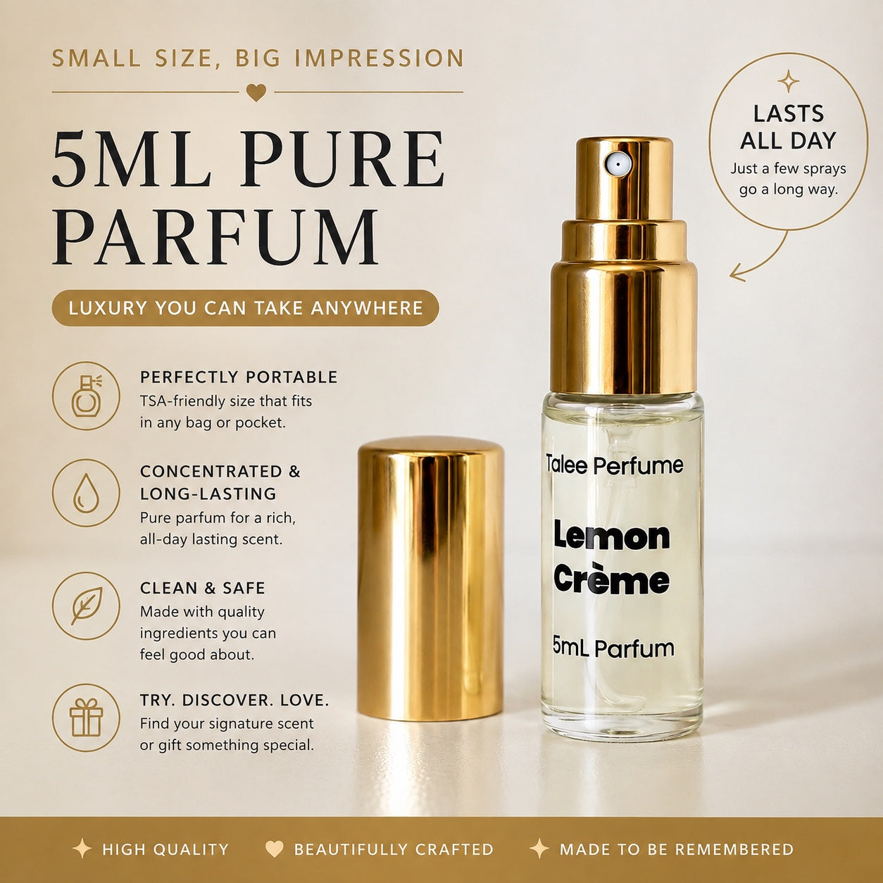 Talee Perfume 5mL pure parfum travel size